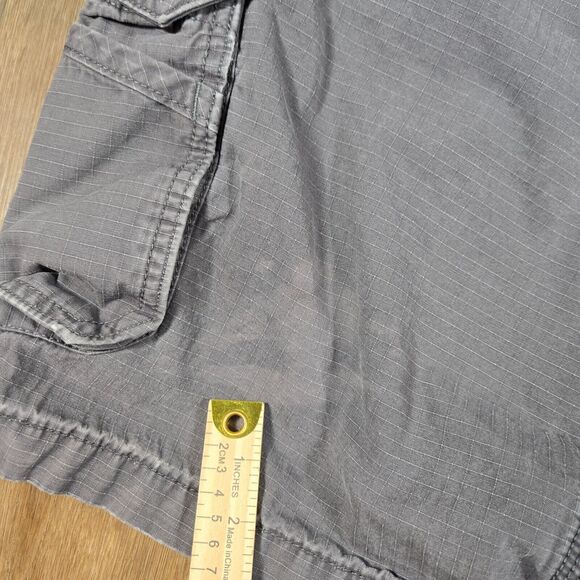 Carhartt Ripstop Cargo Shorts Men's 42x10 Gray Stretch Relaxed Fit 101168-039 - Picture 9 of 12